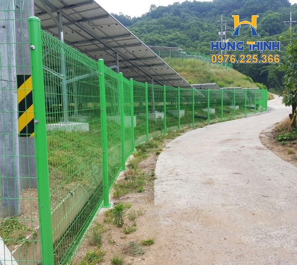 Hàng rào lưới théo sơn tĩnh điện