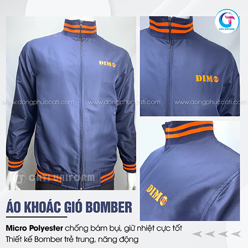 Đồng phục áo khoác gió Bomber