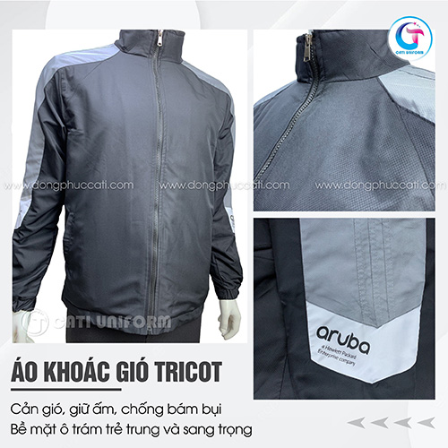 Đồng phục áo khoác gió Tricot