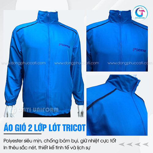 Đồng phục áo khoác gió Tricot