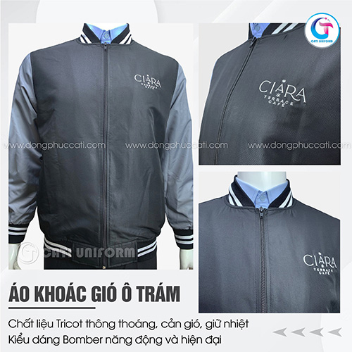 Đồng phục áo khoác gió ô tràm