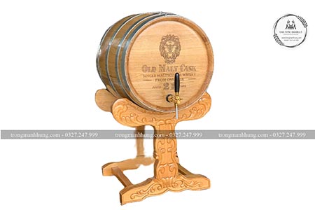Thùng rượu gỗ sồi 100L - Thùng Gỗ Sồi Mạnh Hùng - Cơ Sở Sản Xuất Trống Mạnh Hùng