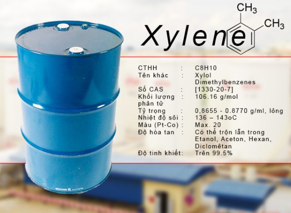 Xylen - C8H10 - Hóa Chất Toàn Phương - Công Ty Cổ Phần Công Nghệ Toàn Phương