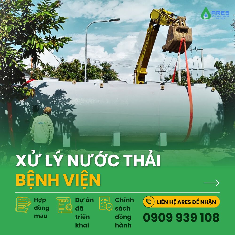 Hệ thống xử lý nước thải y tế - Môi Trường ARES - Công Ty Cổ Phần Giải Pháp Môi Trường ARES