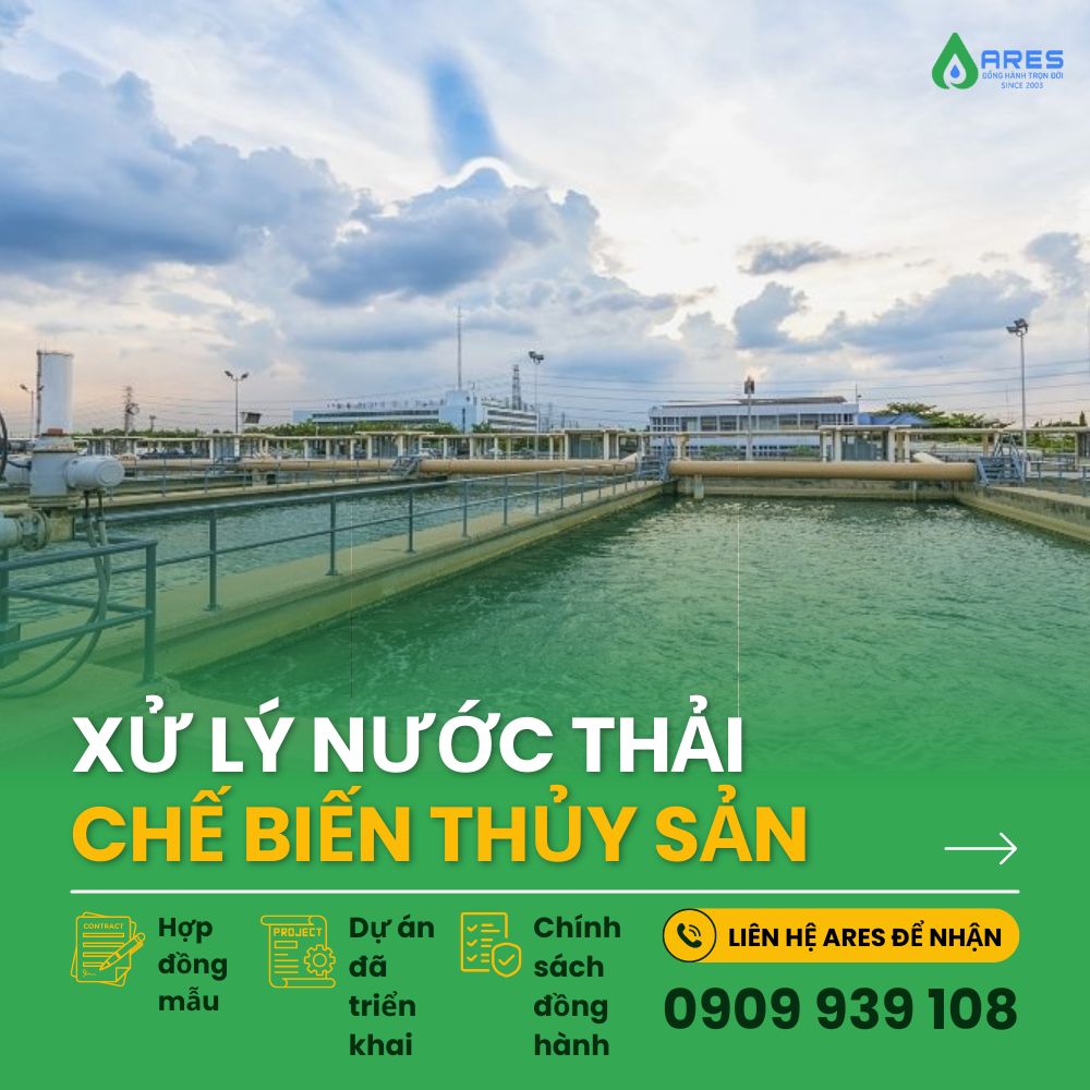 Hệ thống xử lý nước thải thủy hải sản - Môi Trường ARES - Công Ty Cổ Phần Giải Pháp Môi Trường ARES