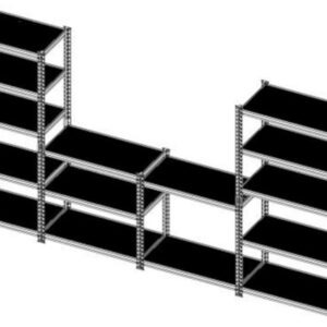 Giá để hàng 5 tầng sàn thép