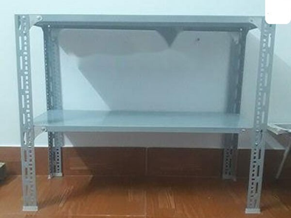 Kệ sắt V lỗ 2 tầng