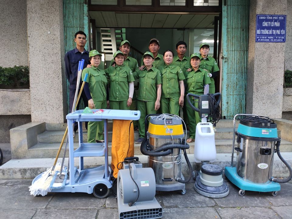 Dịch vụ vệ sinh công nghiệp - Công Ty Cổ Phần Môi Trường Đô Thị Phú Yên