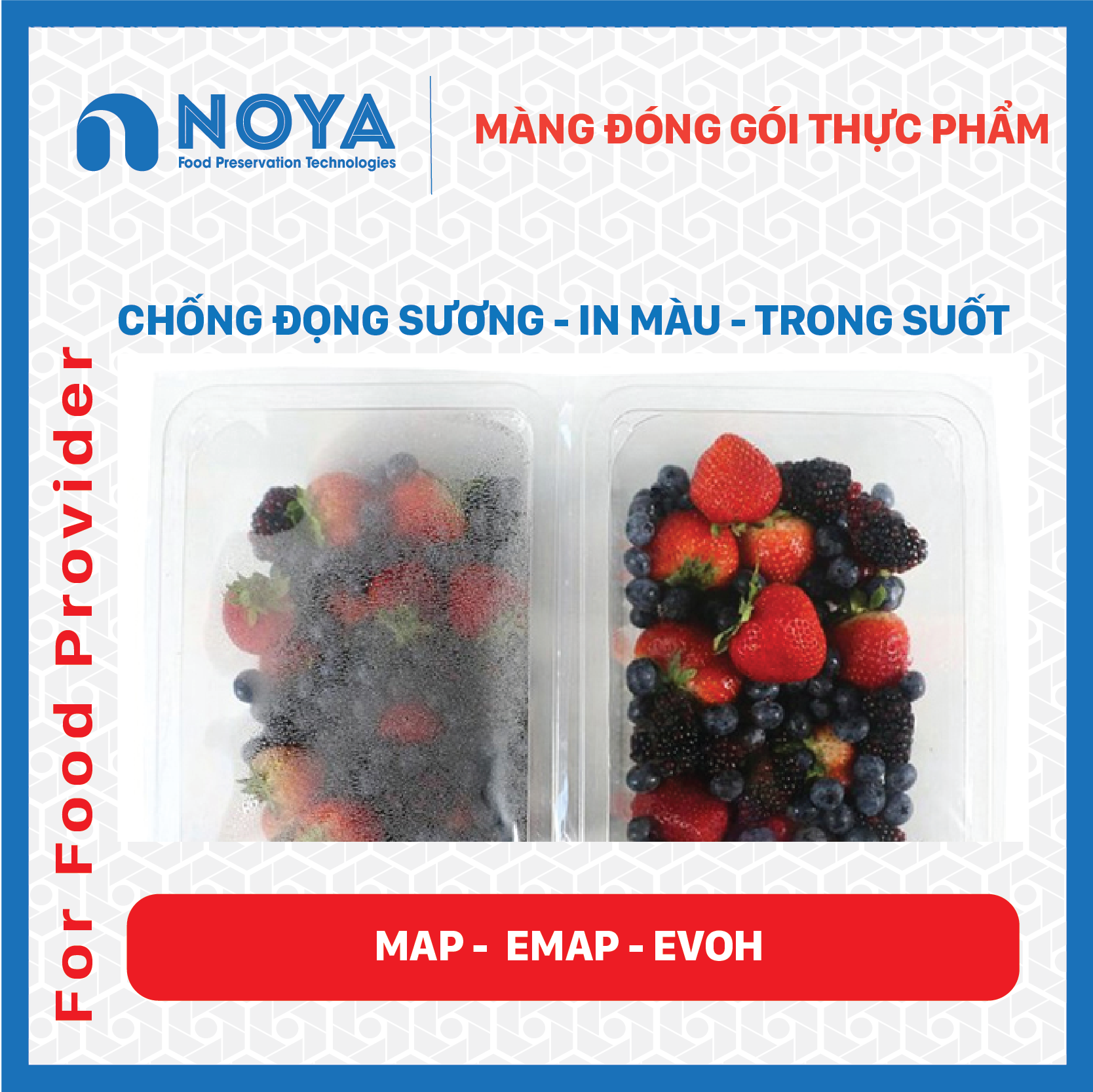 Noya Pack - màng chống đọng sương