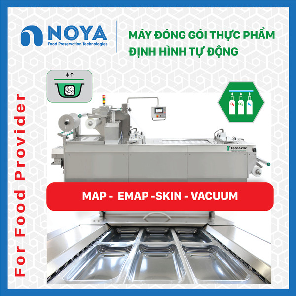 Noya Pack - máy đóng gói Khay - Giải Pháp Đóng Gói Noya Pack - Công Ty TNHH Thương Mại Và Dịch Vụ Kỹ Thuật Noya Pack
