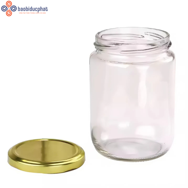 Hũ thủy tinh tròn đựng thực phẩm