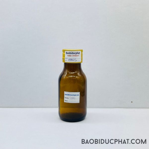 Chai thủy tinh đựng siro