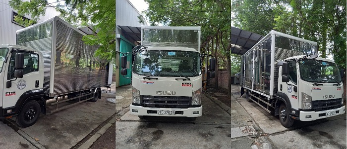 Vận chuyển hàng bằng xe thùng kín