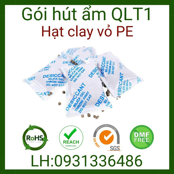 Gói hút ẩm clay vỏ nilon trắng mờ - Gói Hút ẩm QLT1 - Công Ty TNHH Một Thành Viên QLT1