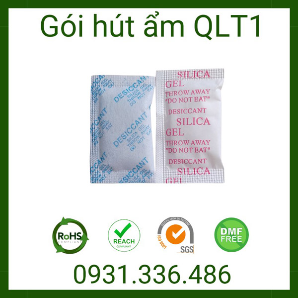 Gói hút ẩm 3g vải không dệt màu xanh, đỏ - Gói Hút ẩm QLT1 - Công Ty TNHH Một Thành Viên QLT1