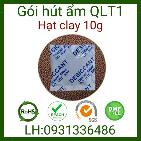 Hạt hút ẩm clay 1-1000g - Gói Hút ẩm QLT1 - Công Ty TNHH Một Thành Viên QLT1