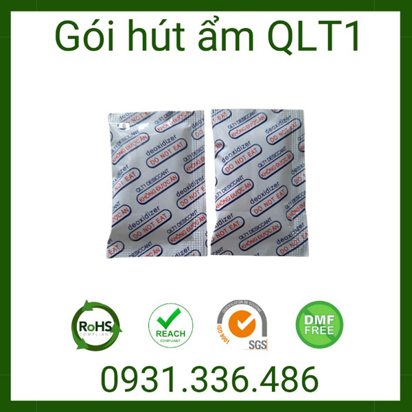 Gói hút ẩm 20g vỏ nilon (OPP) đỏ - Gói Hút ẩm QLT1 - Công Ty TNHH Một Thành Viên QLT1