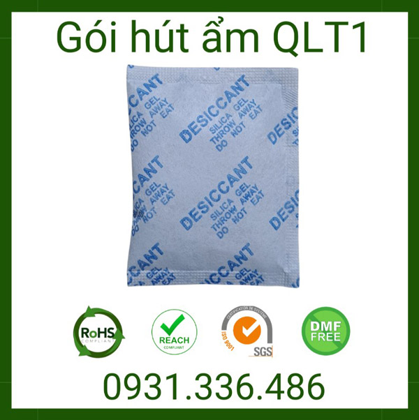 Gói hút ẩm 25g vải không dệt màu xanh - Gói Hút ẩm QLT1 - Công Ty TNHH Một Thành Viên QLT1