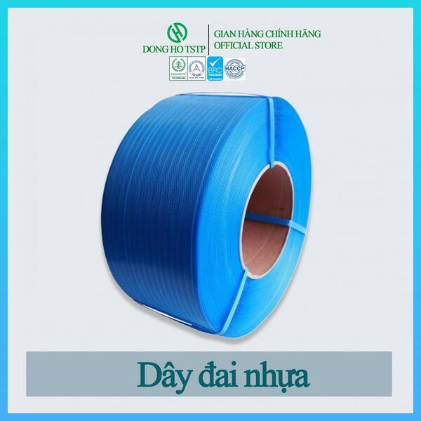 Dây đai nhựa pp - màu xanh dương - Bao Bì Nhựa Đông Hồ - Công Ty TNHH Sản Xuất Thương Mại Dịch Vụ Kỹ Thuật Đông Hồ