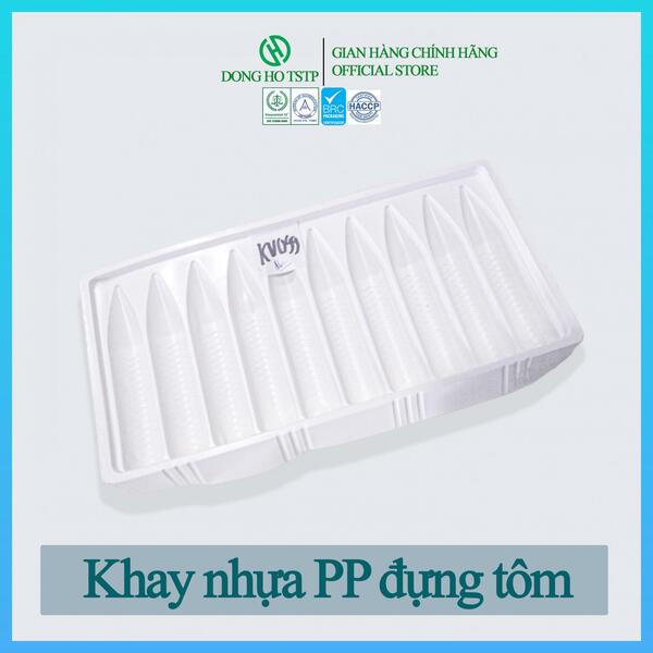 Khay nhựa PP đựng tôm