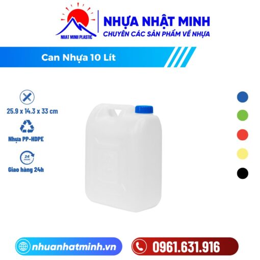 Can nhựa 10L - Nhựa Nhật Minh - Công Ty TNHH Nhựa Nhật Minh