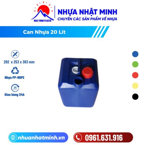 Can nhựa 20L - Nhựa Nhật Minh - Công Ty TNHH Nhựa Nhật Minh