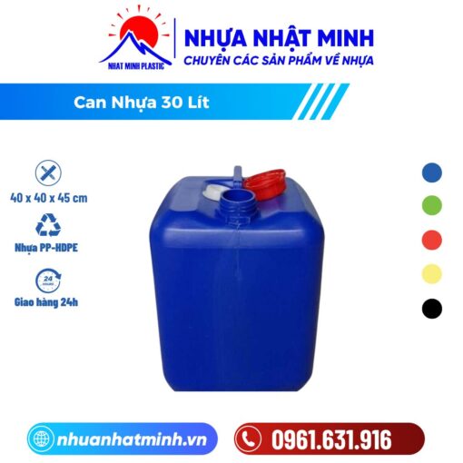 Can nhựa 30L - Nhựa Nhật Minh - Công Ty TNHH Nhựa Nhật Minh