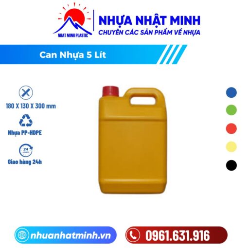 Can nhựa 5L - Nhựa Nhật Minh - Công Ty TNHH Nhựa Nhật Minh