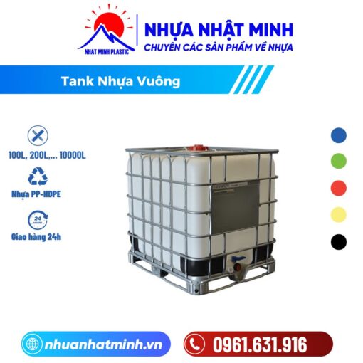 Tank nhựa vuông - Nhựa Nhật Minh - Công Ty TNHH Nhựa Nhật Minh