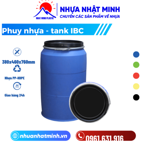 Thùng phuy nhựa 1000L - Nhựa Nhật Minh - Công Ty TNHH Nhựa Nhật Minh