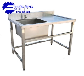 Chậu rửa inox - Inox Phước Hưng - Công Ty TNHH Thương Mại Sản Xuất Dịch Vụ Cơ Khí Xây Dựng Phước Hưng