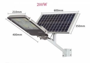 Đèn đường năng lượng mặt trời, tấm pin rời Led Solar6V 200W - Camera Phan Thiết - Công Ty TNHH Camera Phan Thiết