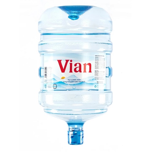 Nước uống thiên nhiên Vian bình gallons 19L úp máy - Nước Tinh Khiết Vian - Công Ty TNHH MTV Miền ánh Nắng