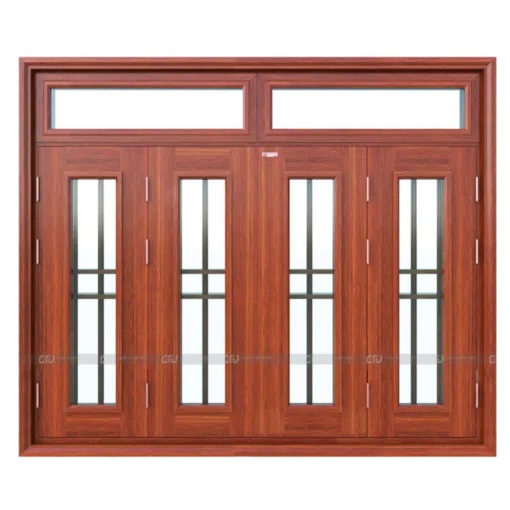 Cửa sổ thép vân gỗ CTV-CS4