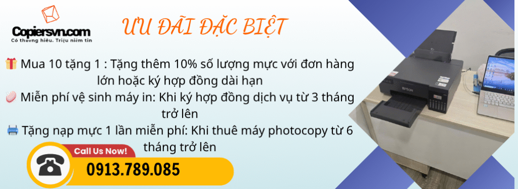 Dịch vụ nạp mực, sửa chữa máy in