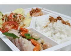 Tôm, thịt luộc, cà pháo mắm tôm
