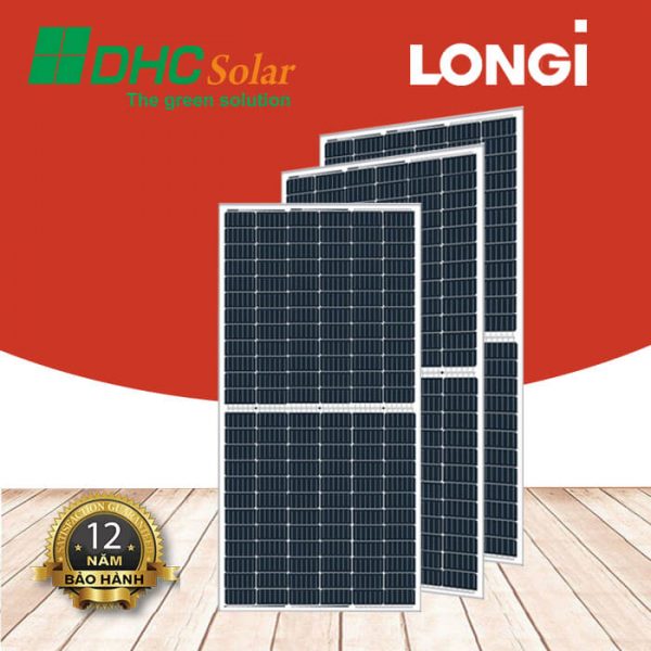 Pin Longi 445w - Điện Năng Lượng Mặt Trời DHC Solar - Công Ty TNHH Xây Dựng, Thương Mại Và Dịch Vụ DHC Solar