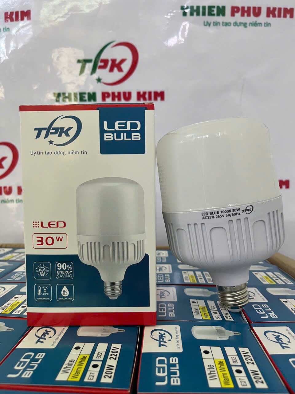 Bóng trụ TPK hàng thường 30w