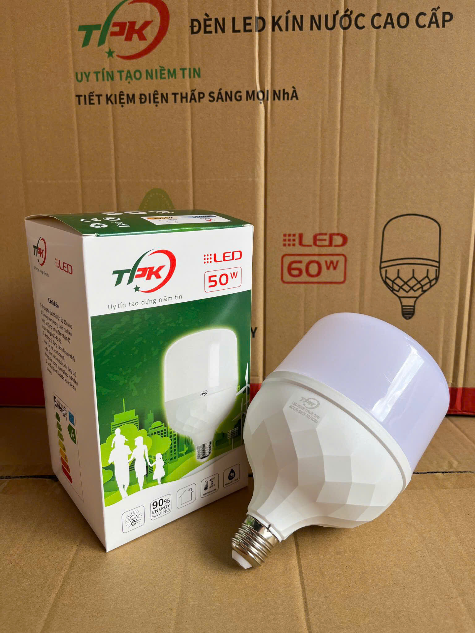 Bóng trụ kim cương 50w