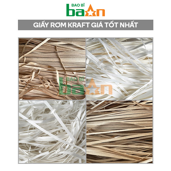 Giấy rơm kraft cắt sợi