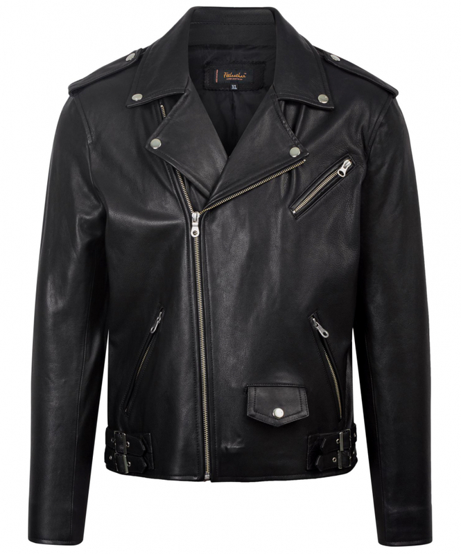 Áo da nam dê Biker Double Rider - FTT Leather - Công Ty Cổ Phần KJ Việt Nam