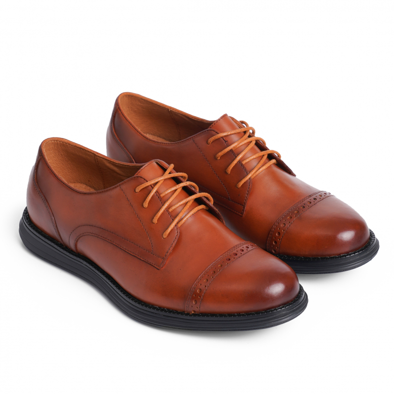Giày da nam buộc dây Derby - FTT Leather - Công Ty Cổ Phần KJ Việt Nam