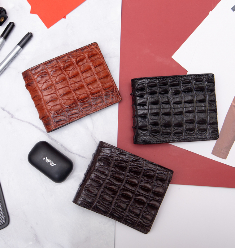 Ví da cá sấu Thái da lưng 1 mặt - FTT Leather - Công Ty Cổ Phần KJ Việt Nam