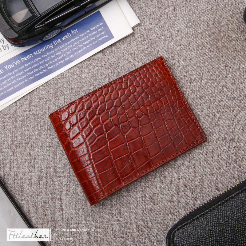 Ví da cá sấu mini 2 mặt da bụng VM94A - FTT Leather - Công Ty Cổ Phần KJ Việt Nam