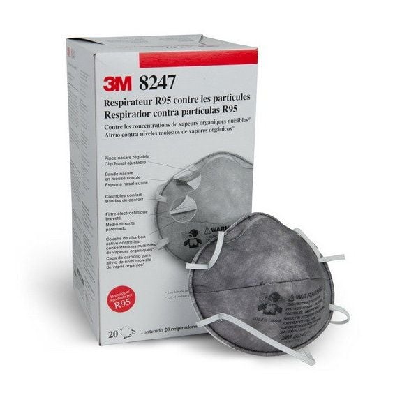Khẩu trang lọc bụi 95% 3M 8247