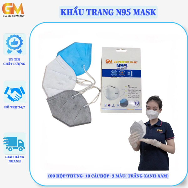 Khẩu trang N95 - Khẩu Trang Y Tế Gia Mỹ - Công Ty TNHH Sản Xuất Thương Mại Dịch Vụ Xuất Nhập Khẩu Gia Mỹ