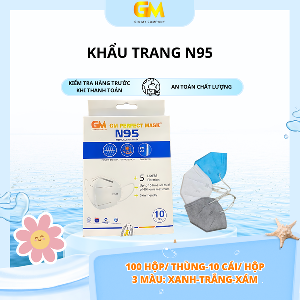 Khẩu trang N95 - Khẩu Trang Y Tế Gia Mỹ - Công Ty TNHH Sản Xuất Thương Mại Dịch Vụ Xuất Nhập Khẩu Gia Mỹ