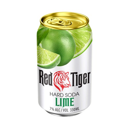 Hard soda vị chanh Red Tiger
