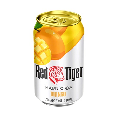 Hard soda vị xoài Red Tiger