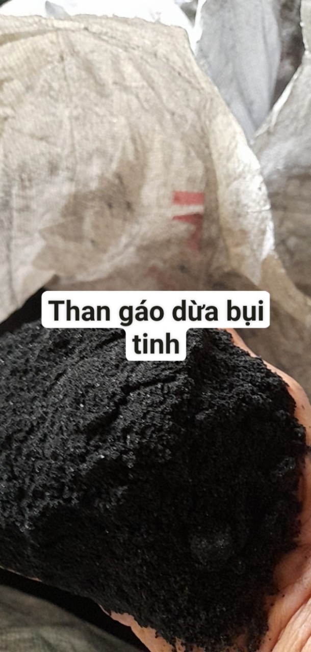 Than gáo dừa bụi tinh